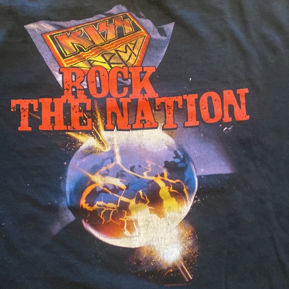 KISS Rockin the nation concert t shirt - Picture 5 of 6